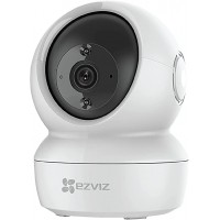 كاميرا مراقبة ايزفيز C6N اتش دي بشريحة واي فاي وخاصية الامالة للاستخدام المنزلي، ابيض
